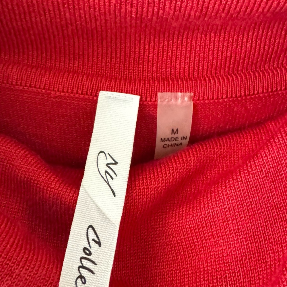 NY collection Red Knit Sweater